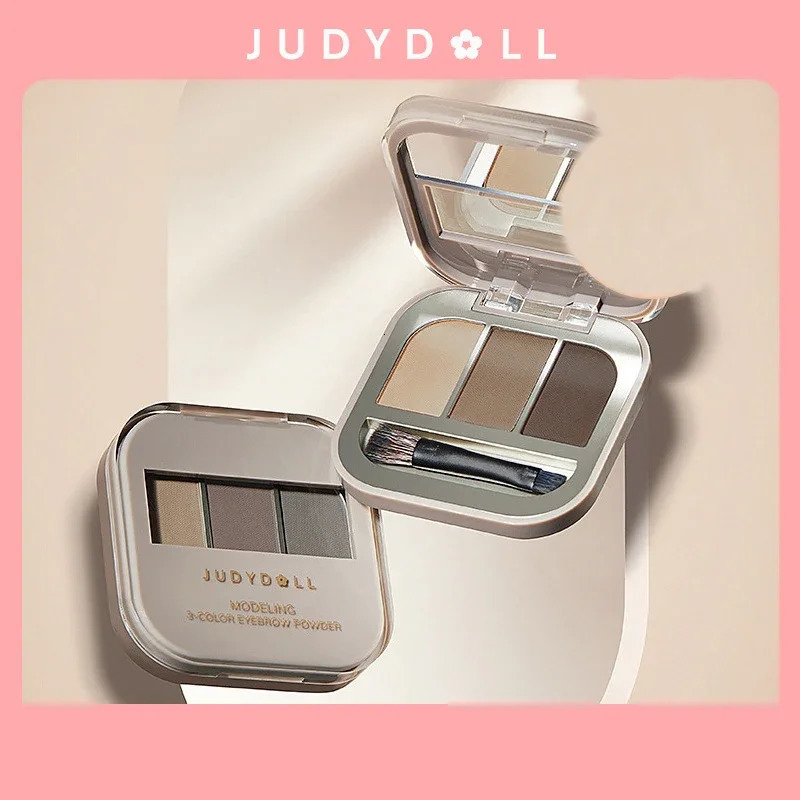 Judydoll Three Color Eye Cream with a natural long-lasting and non color palette 241107