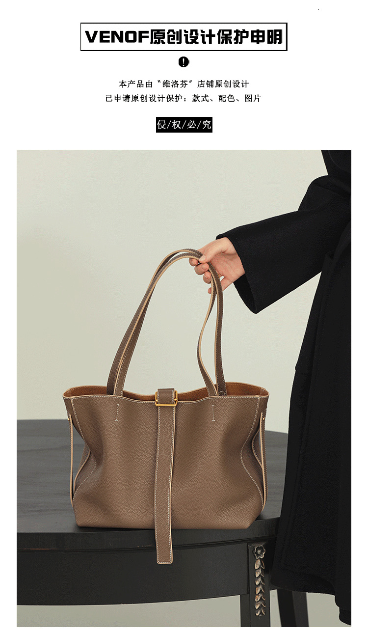 Women's Shoulder Trendy High-End All-Match Commuter Tote Bag For Ladies Large Capacity Handbag Bags Open Style Patent Leather BagVoyage