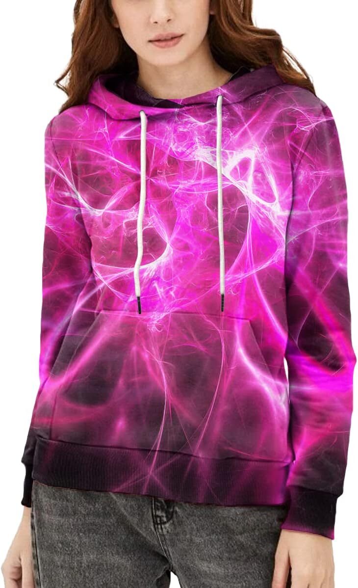 Hoodie for Mens Unisex Colorful Graphic Hoodies 3D Print Cool Sweatshirt Cool Design with Pocket for Men and Women Graphic Trendy patterns