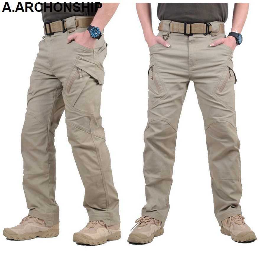 Pro IX9 II Men Military Tactical Pants Combat Trousers SWAT Army Military Pants Mens Cargo Outdoors Pants Casual Cotton Trousers LX241107