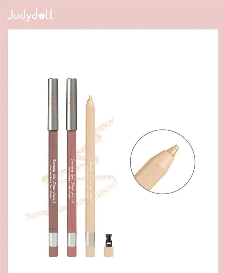 Judydoll eye shadow gel pencil waterproof durable easy to wear stains shimmer cosmetic eyeliner 241107