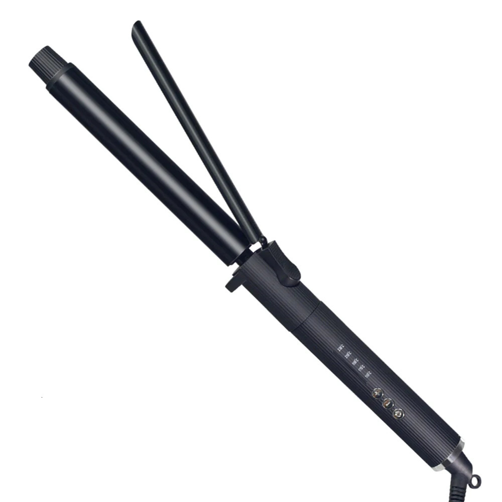 Professional Rotating Curling Iron Hair Curling Roller Nano Black Hair Curler With 230 Degree 241107