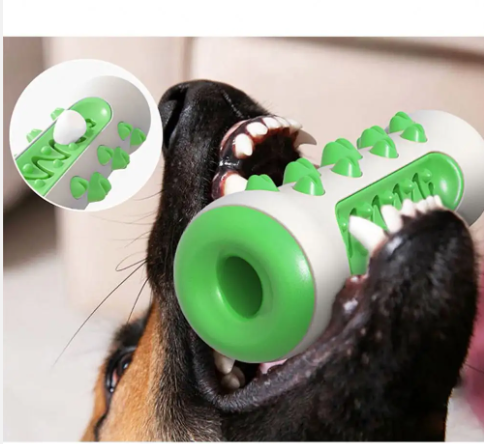 Custom Dental Care Rubber Dog Chew Toys Sustainable Toothbrush Stick for Deep Teeth Cleaning