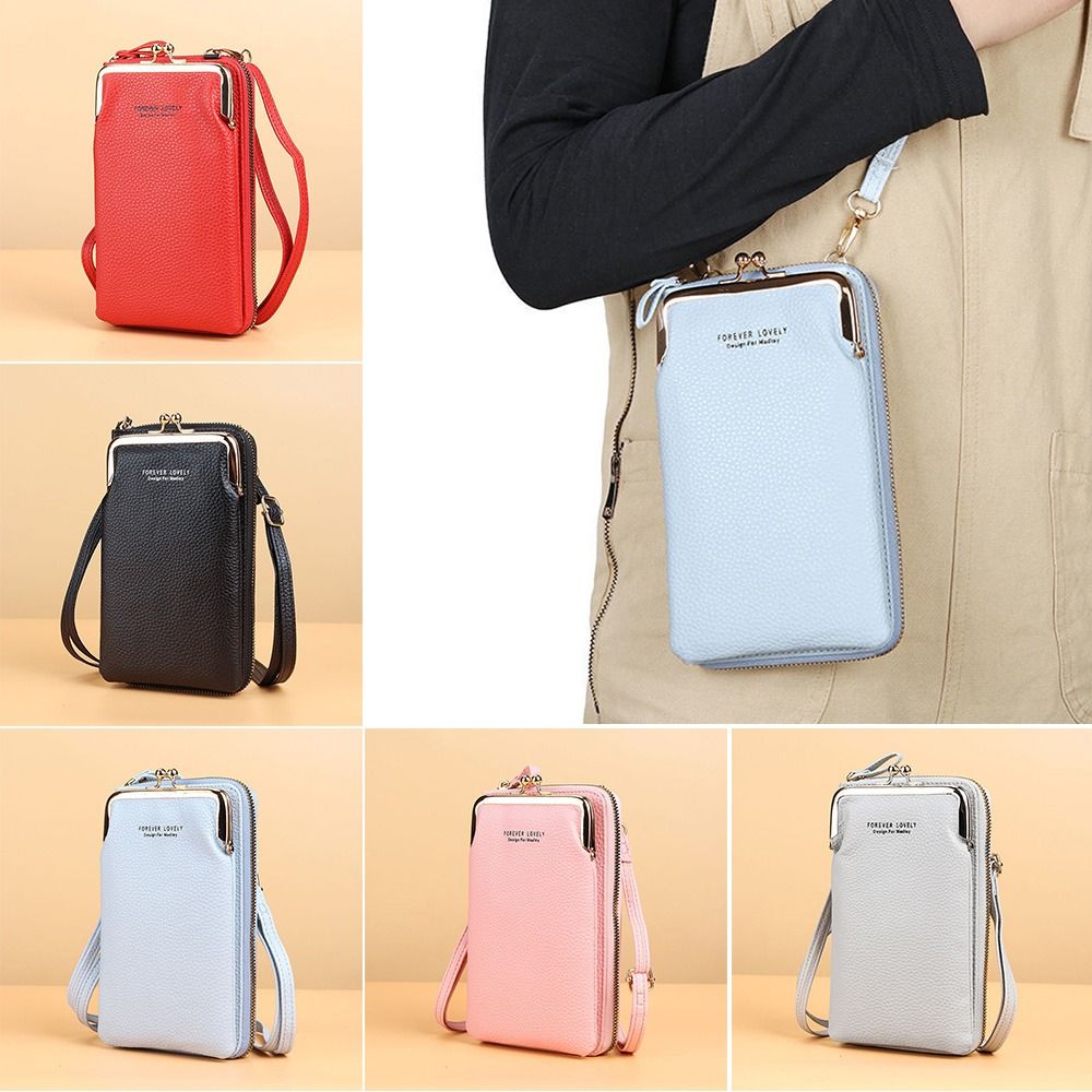 New Small Crossbody Bags Large Capacity PU Leather Shoulder Bags Fashion Handbags For Women Phone Purses