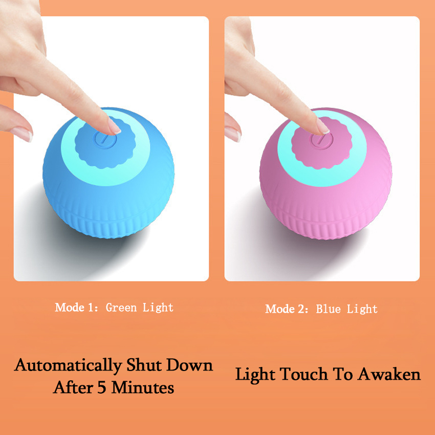 Smart Gravitational Rolling Pet Ball Electric Self-rolling Dog Chew Toys Interactive Cat Jumping Ball