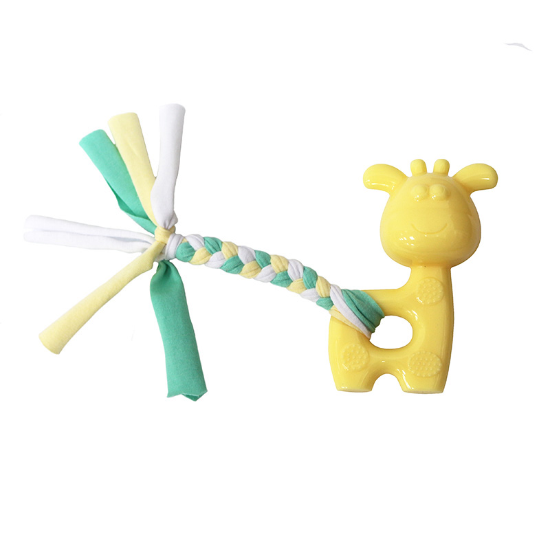 Wholesale pet new toys TPR Braided Fawn Pet Toys Fun Interactive Decompression Companion Chew Dog Toys