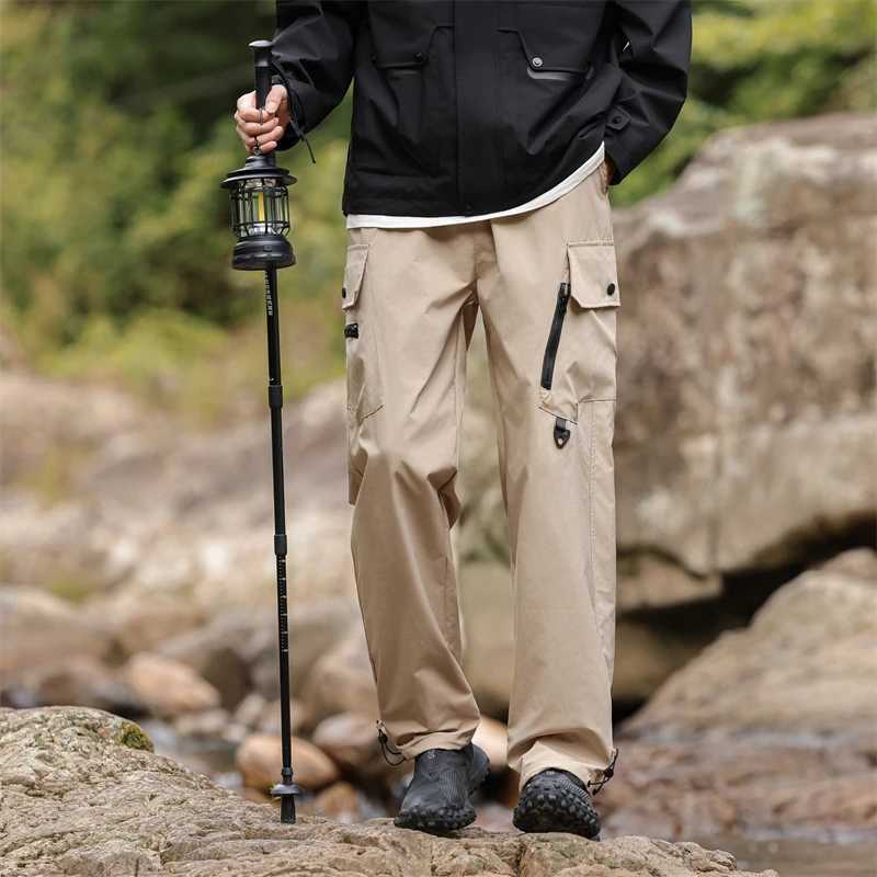 Fashion Brand Solid Color Trousers Outdoor Army Casual Joggers Trousers Male Spring Autumn Mens Cotton Cargo Pants Men LX241107