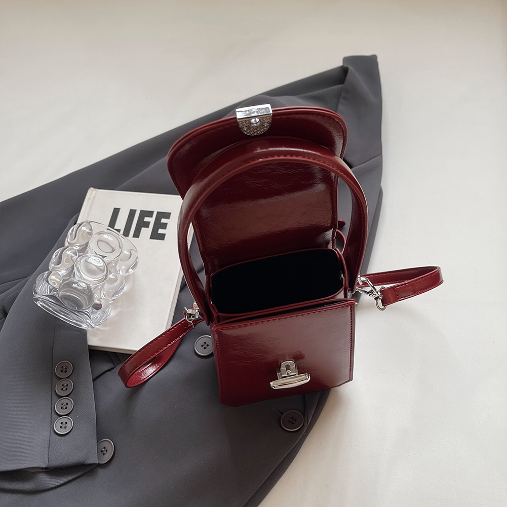 PU Leather Small Crossbody Bag Adjustable Strap for Women Phone Purse Magnetic Closure Wallet Pouch Clutch Purse for Work Travel