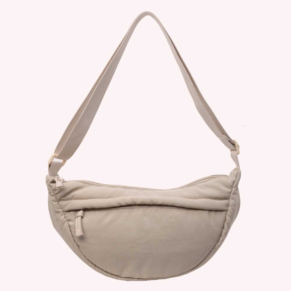 Women Dumpling Bag Casual Crossbody Bag Fashion Crescent Bag Half Moon Shape Bag Shopping Bag With Adjustable Strap