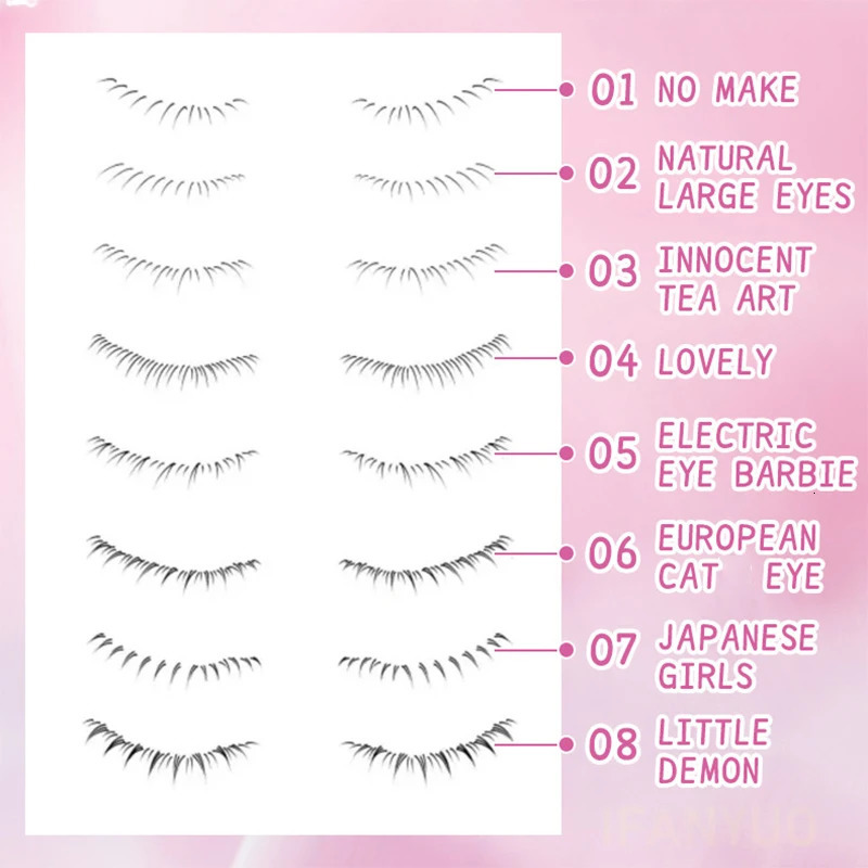 Lower eyelash print European cat eye makeup Natural false eyelash line stamping auxiliary tool One time stamping silicone eyeliner seal 241107
