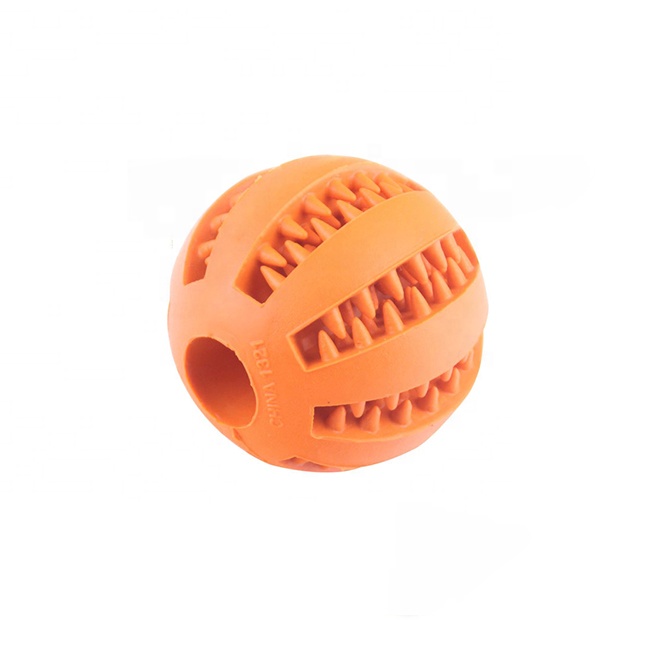 Pet accessory good quality rubber pet ball chew toys for dog