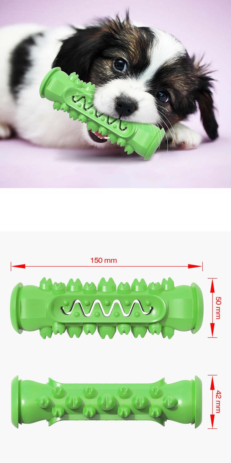 Manufacturer wholesale green blue yellow tpr clean teeth molar dog chew toy