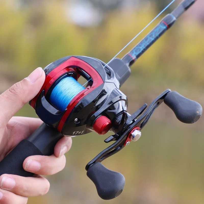 Sougayilang fishing rod 1.8-2.4m cast fishing rod reel combination 5-piece cast fishing rod 7+1BB bait fishing reel set W241108