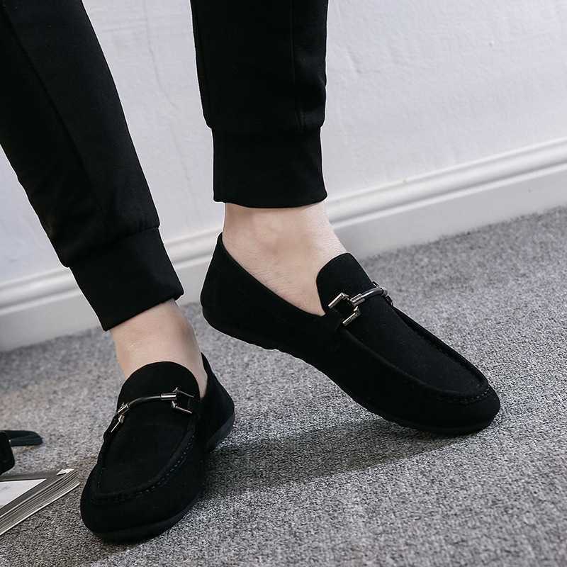 Social Guy Shoes Spring and Autumn New Board Shoes Mens Korean Fashion Student Shoes Lazy Shoes Casual Fashion Shoes