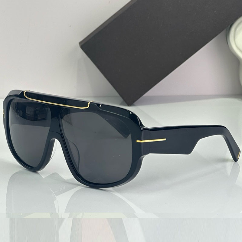 Designer Mens Womens PHOTOCHROMATIC Sunglasses FT1039 Large frame design style 100% UV protection TOP High Quality SIZE: 71mm 7mm 120mm RELLEN Sunglasses