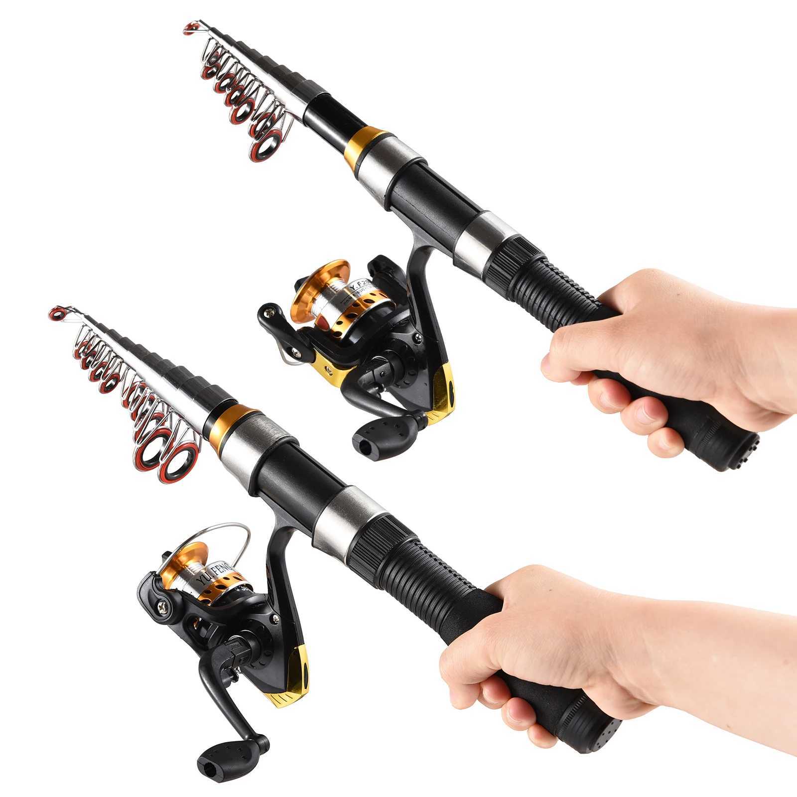 Lixada fishing rod reel combination droplet kit (Compte Kit 1.9m 2.3m) professional fishing gear with hooks W241108