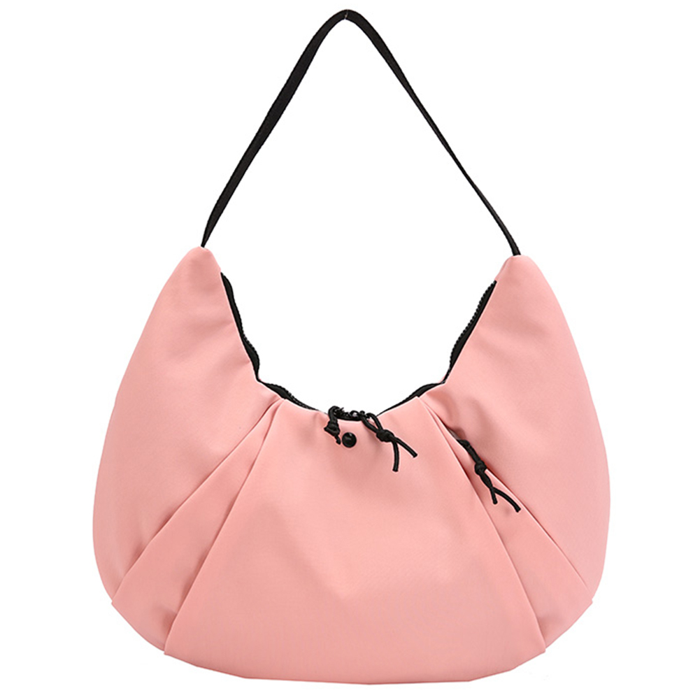 Crescent Bag Women Large Capacity Shoulder Bag Canvas Zipper Underarm Bag Hobo Bag Travel Commuter Bag