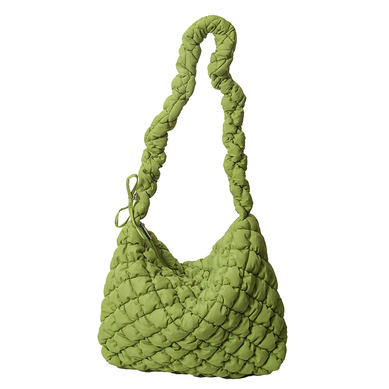Quilted Tote Bag Puffer Shoulder Bag Large Padding Hobo Bag Lightweight Carryall Crossbody Bag for Women