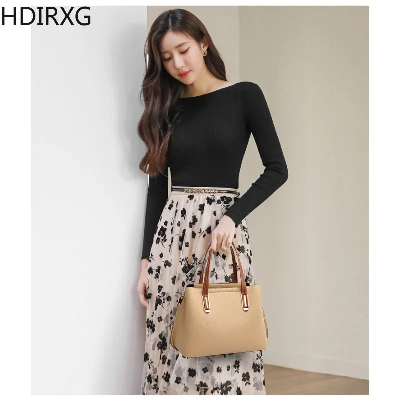 New Arrival Handbag Simple Women's Casual Handbag Shoulder Bag Messenger Crossbody Delicacy Woman Bags Solid Color High Quality