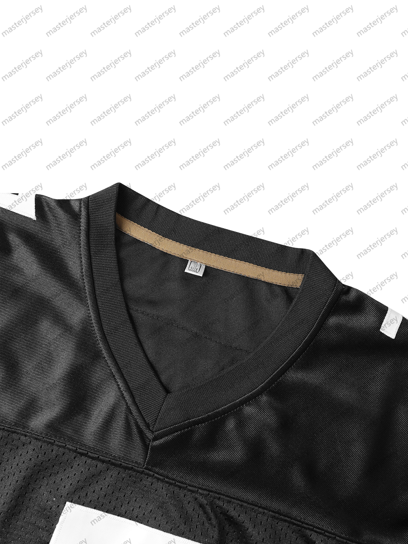 #7 Comfy V-Neck Football Jerseys Men Mesh Embroidery for Training and Competition Breathable Moisture-Wicking Short Sleeve Top for Active jersey