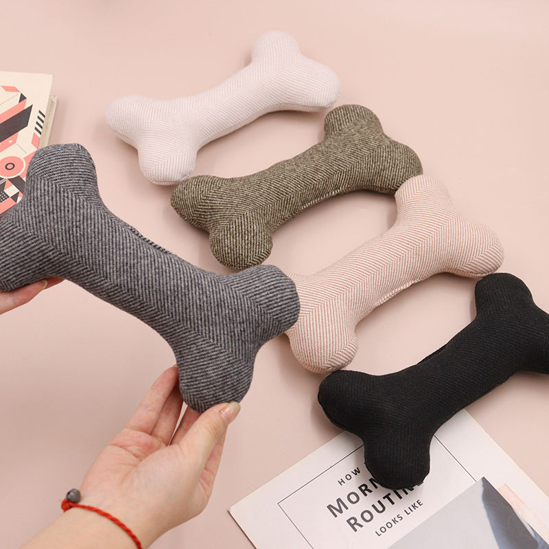 yy Dog Bone cloth Chew Toy felt dog bone Dog Toy Personalized Pet Gifts