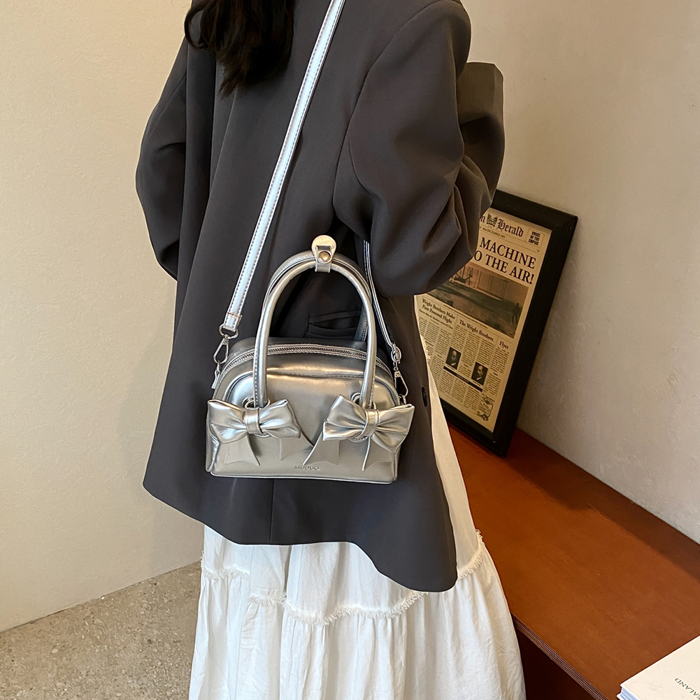 Fashion Women's Clutch Purse Handbags Summer Pink Bowknot Female Tote Bags Sweet Girl's Small Square Shoulder Messenger Bag