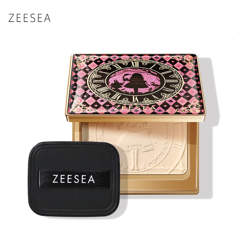 Zeesea Compact Basic Powder Natural Light Coverage Matte Soft Waterproof Oil Control Setting Powder 241107