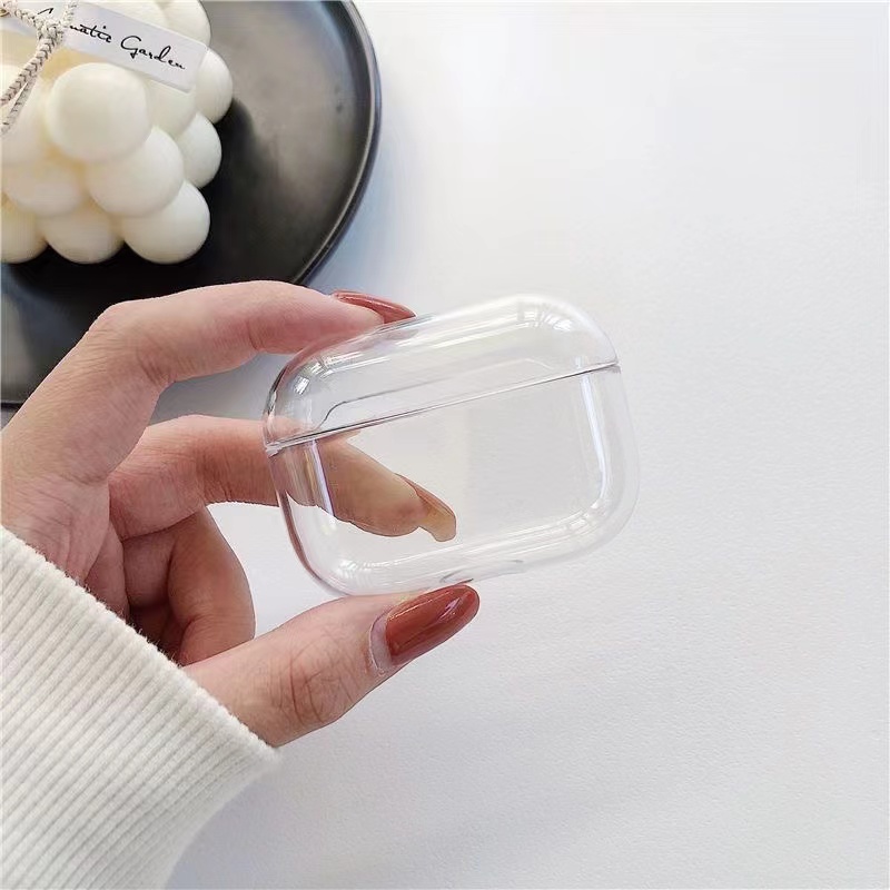 For Apple Pro 2 AirPod 3 4 bluetooth earbuds Headphone Accessories Transparent TPU Solid Silicone Waterproof Protective case Headphones Headset cover 