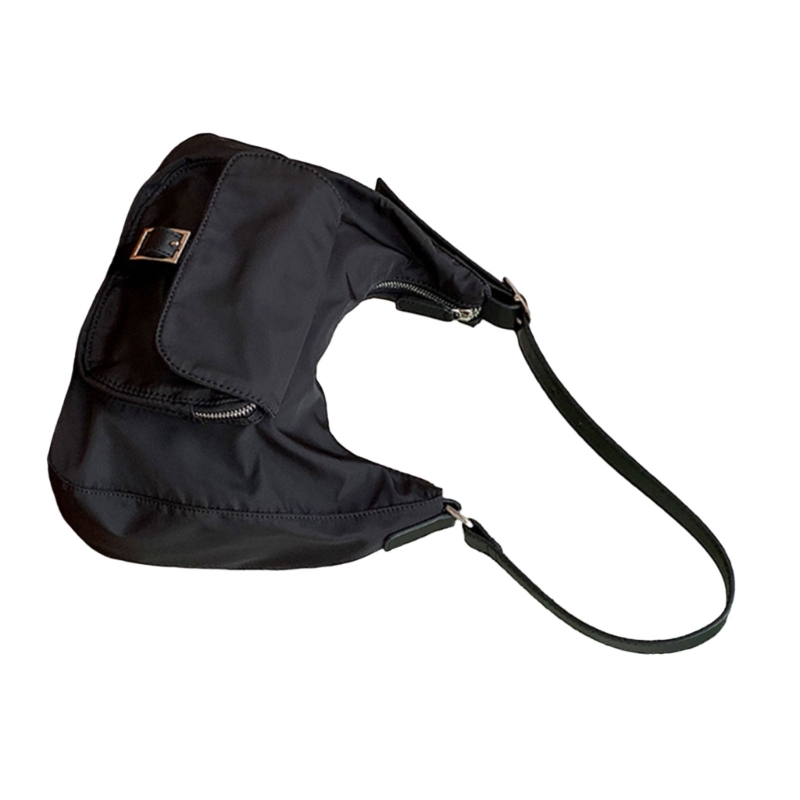 Modern Nylon Shoulder Bag with Nylon Crossbody Purse for Active Lifestyle Dropship