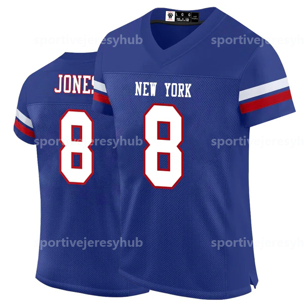 Men/Women/Youth Football Jersey Jones Robinson Slayton Williams Lawrence Hall Taylor Green Blue Custom Stitched Any Name Number