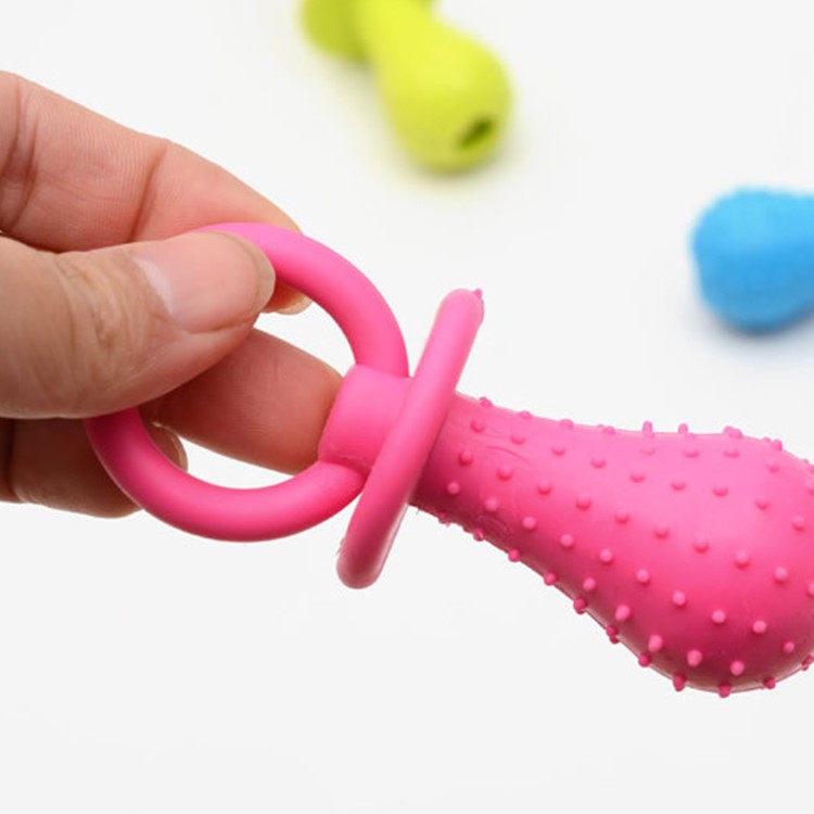Wholesale TPR Dog Puppy Chew Toy Durable Rubber Dog Toys With Bell Multi-Style Teeth Cleaning Toys For Dog