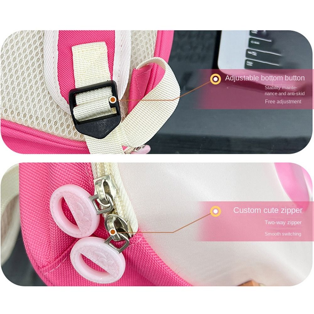 Cute Trend Kids Backpack Ice-cream Shape Shoulder Bags Portable Large Capacity Dessert Bag