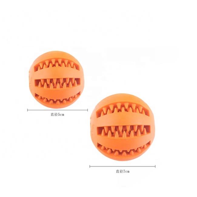 Pet accessory good quality rubber pet ball chew toys for dog