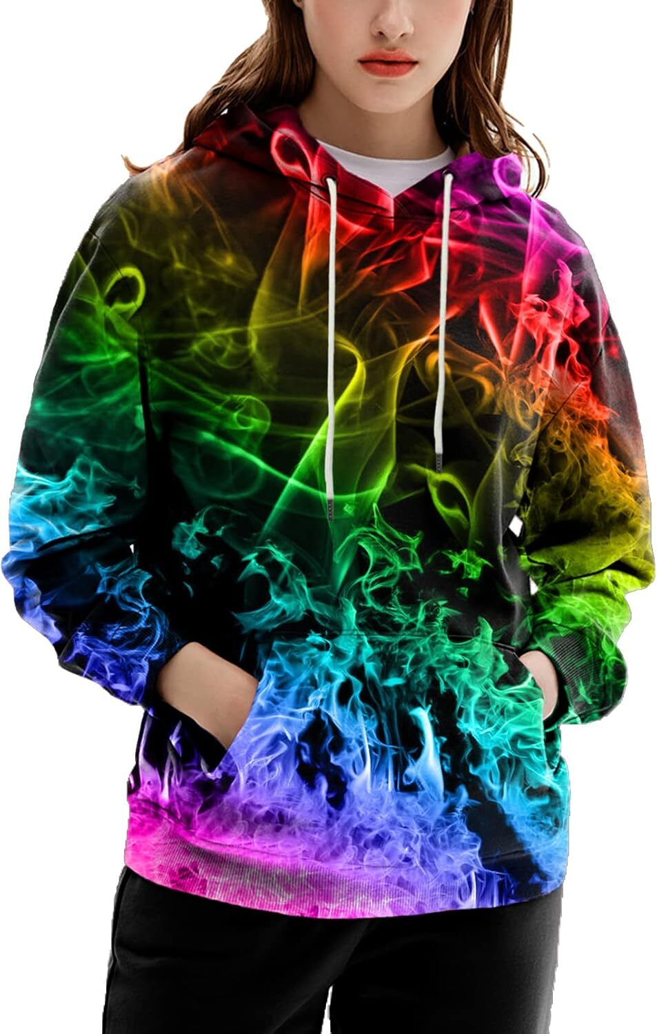 Hoodie for Mens Womens Unisex 3D Novelty Hoodies Graphic Sweatshirt for Men Women with Pockets Graphic Fashionable and cool patterns