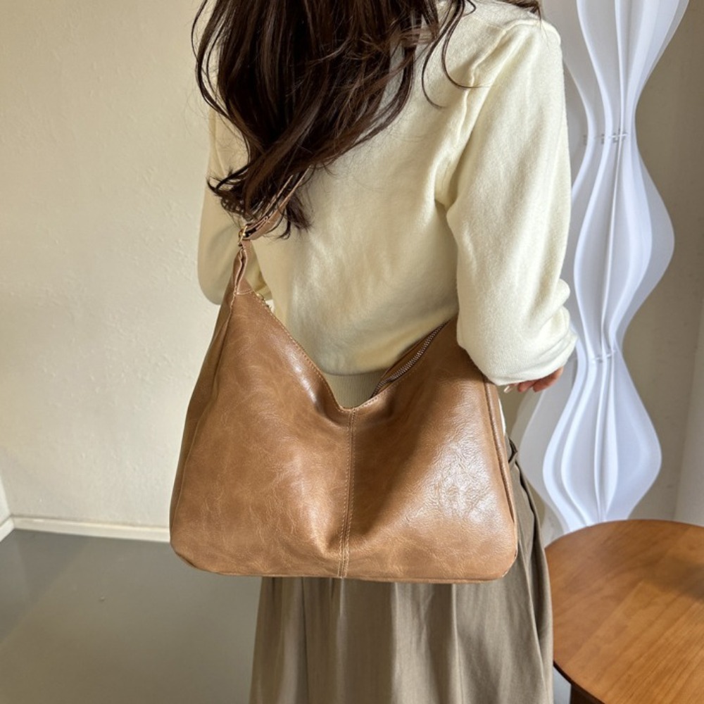 Fashion Large Capacity Bucket Bagpack Multifunctional Commute Crossbody Sling Bag Creative Durable Zipper Handbag Girls