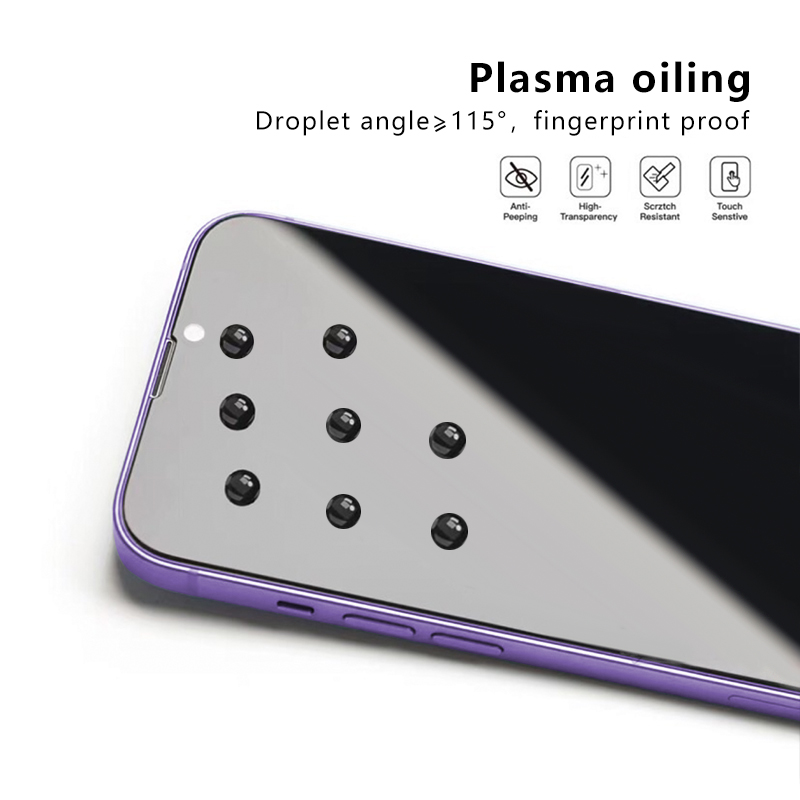 10pcs ESD 30° Privacy Tempered Glass Screen Protector Cover Film For iPhone 16 15 14 13 12 11 Plus Xr Xs Pro Max Samsung S24 S23 S22 S21 FE A54 A72 A0