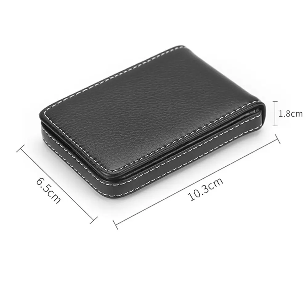Popular New Business Card Holder Men's ID Holders Magnetic Attractive Case Box Mini Wallet Male Credit