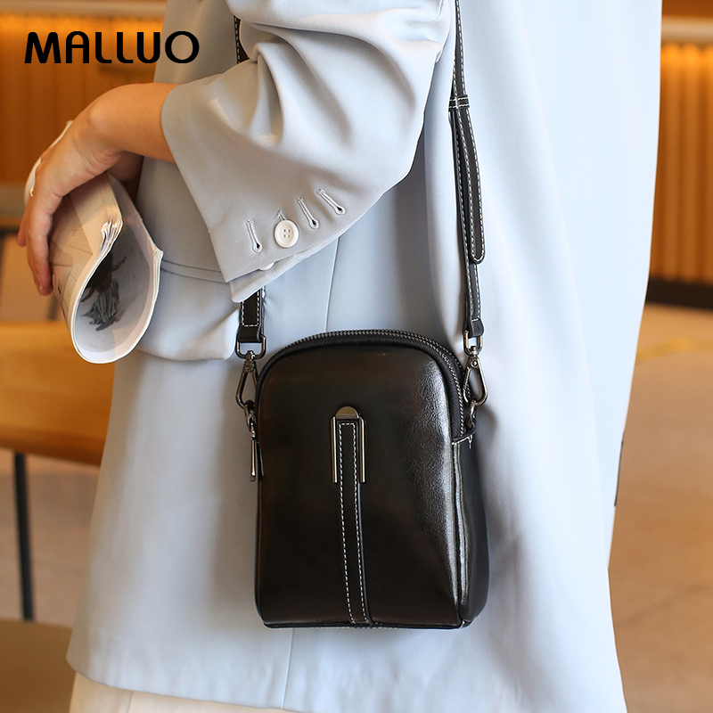 Ladies cowhide Genuine leather handbags women Fashion vintage shoulder bag female crossbody bags luxury high quality 2024 New