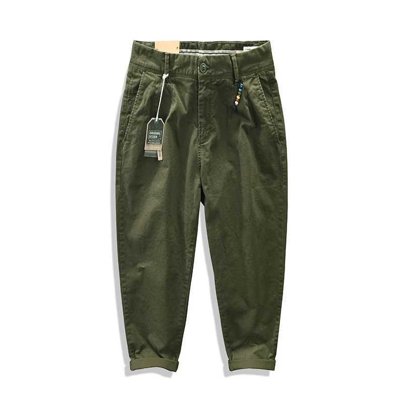 HIQOR Brand Japanese Cargo Trousers for Men New Mens Black Casual ArmyGreen Pants Trousers Mens Jumpsuit Male Oversize Pants LX241107