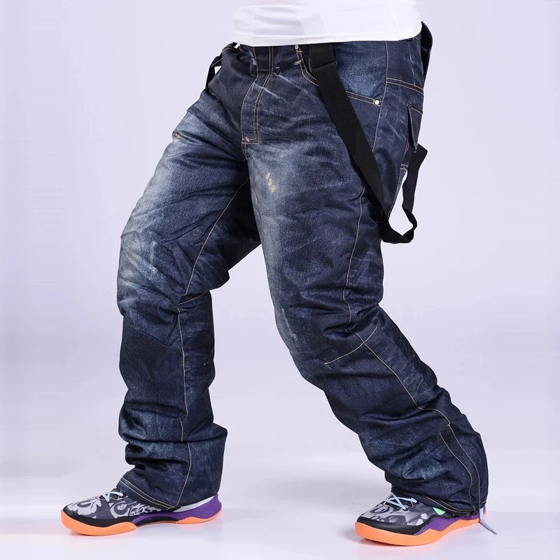 Ski Pants with Bib Snowboard Snow Pants Perfect Moment Ski Clothes Ski Suit Pant Ski Garments Snowboarding Trousers For Men 241107