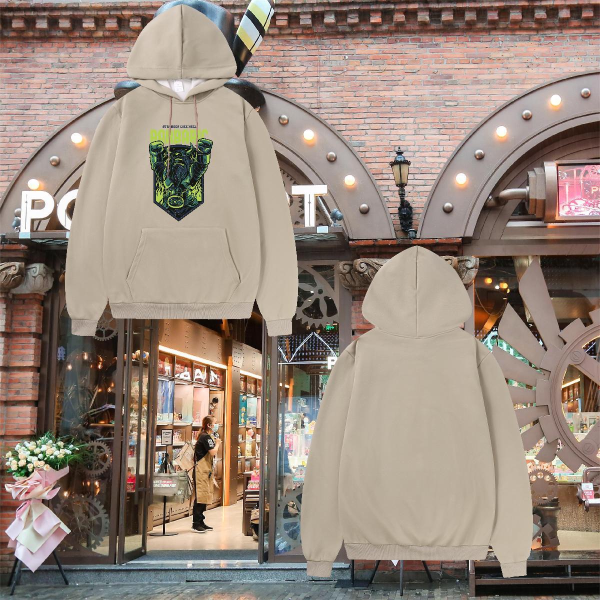 Custom Hoodie for Men Hooded Collar Long Sleeve Cool Design Men's Hooded Sweatshirt Custom Print Oversized Clothes Hoodie Sports Casual Tech Flee