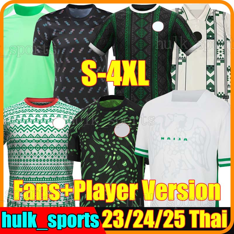 4XL 23/24/25 soccer jerseys fans player version OKOCHA KANU BABAYARO WEST IHEANACHO VINTAGE FINIDI AMOKACHI 94 96 98 1994 1996 1998 18 retro football Shirts