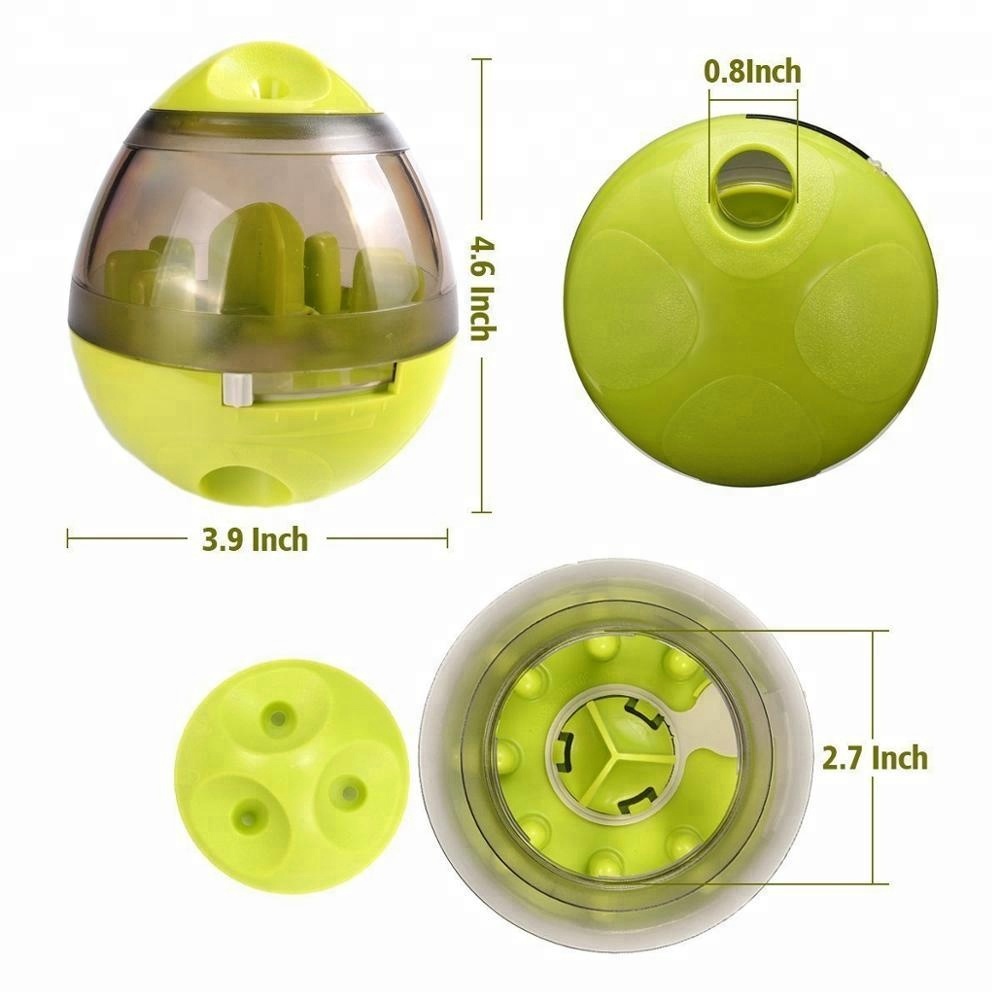 Hot selling ABS food dispenser dog toy pet chew treats toys IQ treat ball