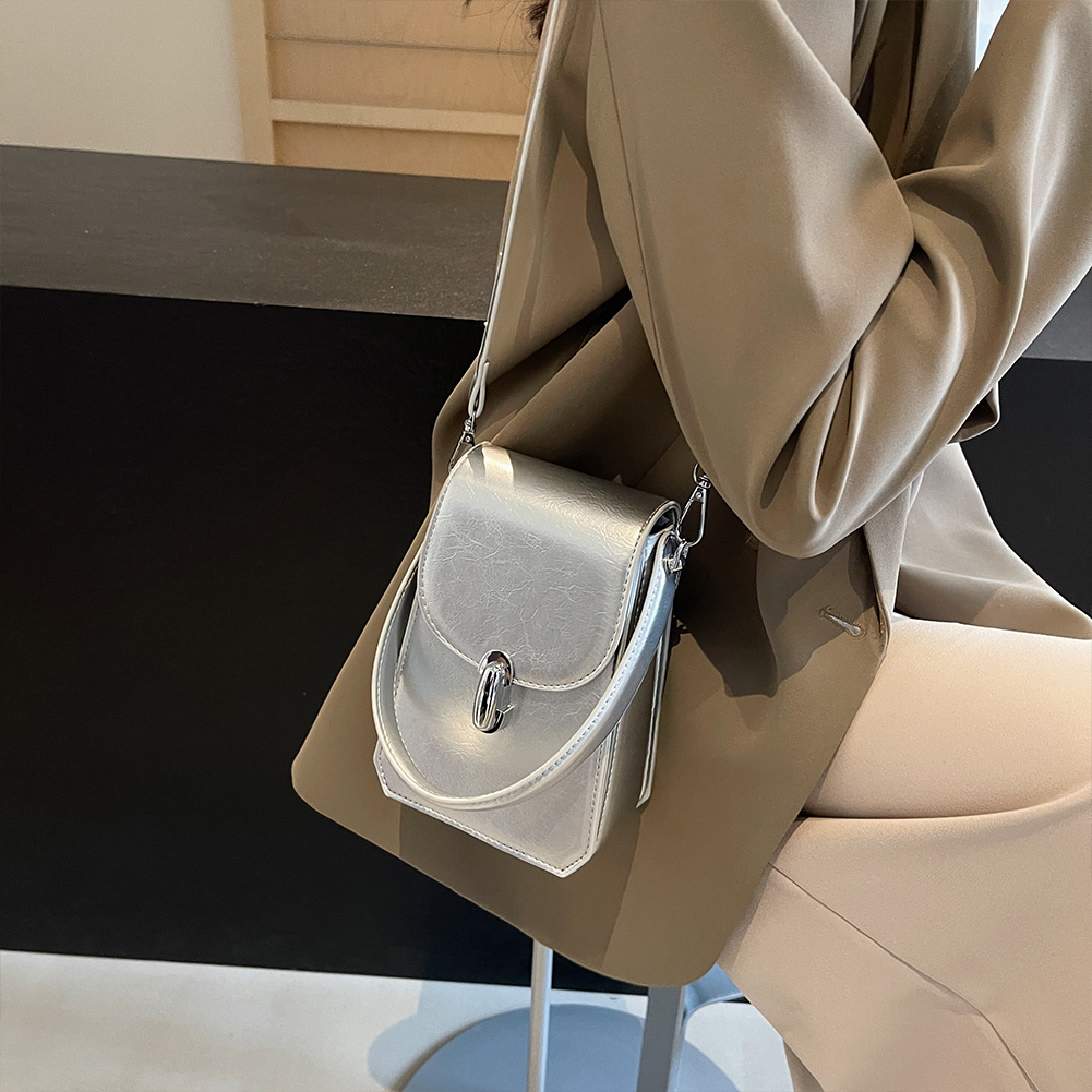 PU Leather Small Crossbody Bag Adjustable Strap for Women Phone Purse Magnetic Closure Wallet Pouch Clutch Purse for Work Travel
