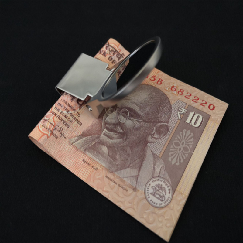 Custom Lettering Stainless Steel Metal Money Clip Simple Dollar Cash Clamp Holder Quality Money Clip Wallet For Men Women