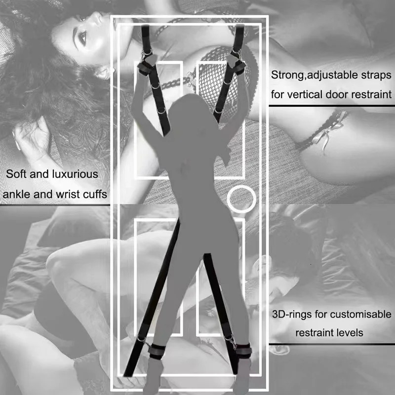 Door Swing for Adults Sex Straps for Adult Sex Sling Heavy Duty Frequent Flyer Door Sex Furniture Sex Bonding Restraint Funiture 240401