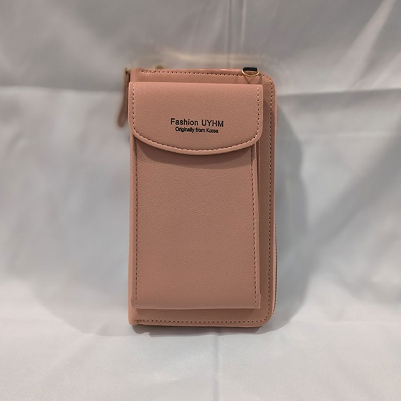 Female fashion mini satchel new mobile phone bag is easy to travel with students multi-card location wallet card bag