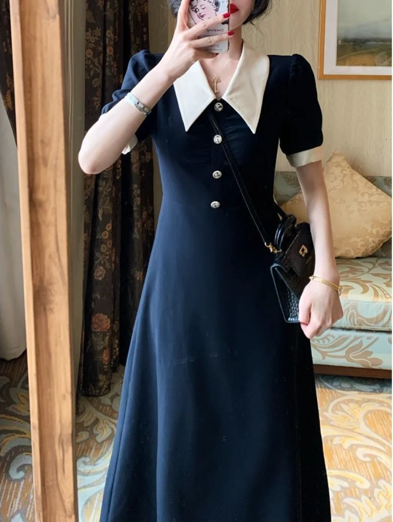 Female Dresses Birthday Womens Dress Clothing Graduation Formal Occasion Midi Chic and Elegant Pretty Aesthetic Promotion 240319
