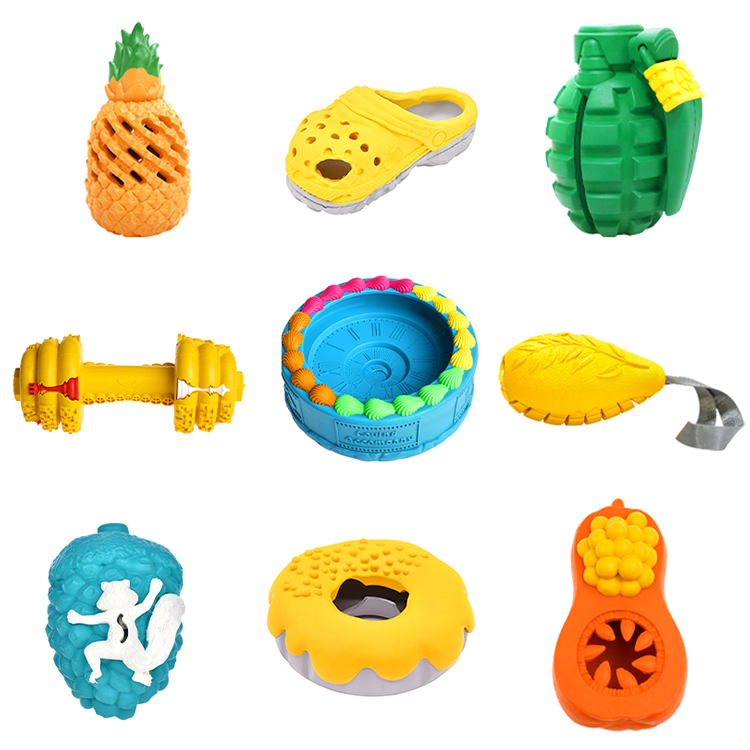 Hot Sell Help Your Pet Decompress Interactive Dogs Pet Rubber Dog Chew Toy