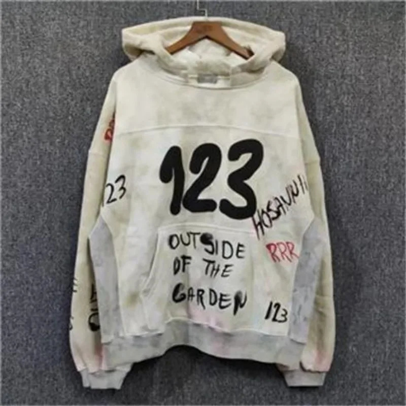 Hikigawa Vintage Letter Print Contrast Color Tops Women Loose Casual Harajuku Long Sleeve Hoddies All Match Sweatshirts 241108